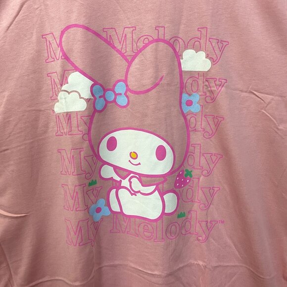 Sanrio My Melody Kawaii Strawberry Fields Forever Sanrio Tee Size XL - Picture 2 of 4